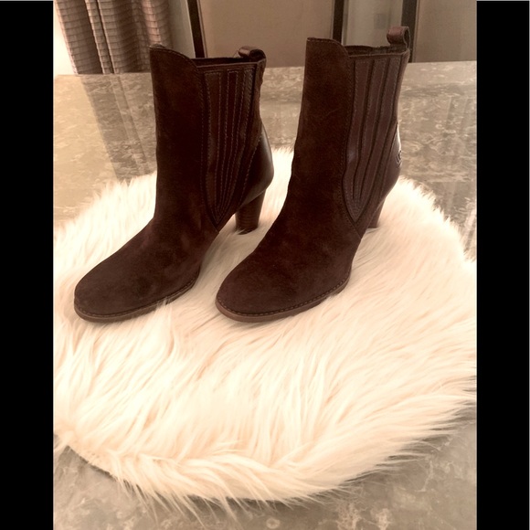 UGG Brown Suede Booties - Picture 4 of 8